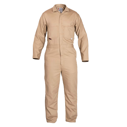 Flame resistant coveralls